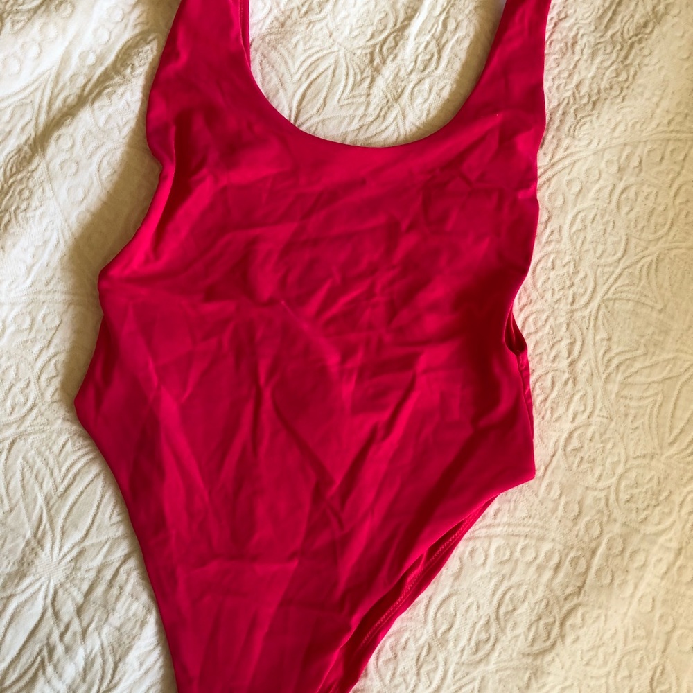 One piece bathing suit